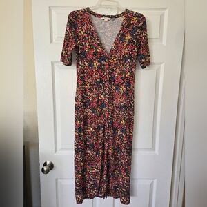 Boden Floral Maxi Dress, 6P